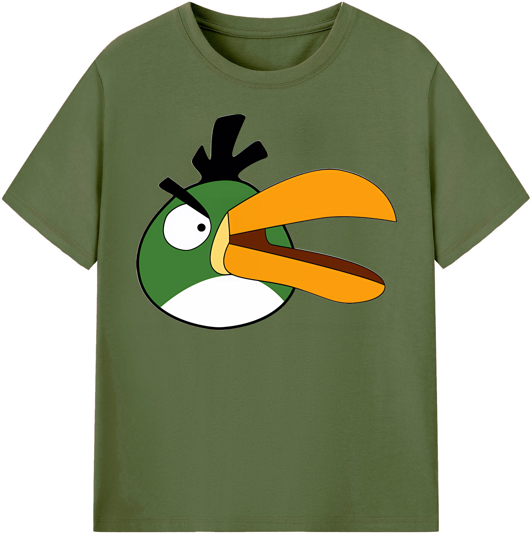 （画像用） Angry Birds アングリーバード 綿100％半袖Tシャツ（フロントプリント）